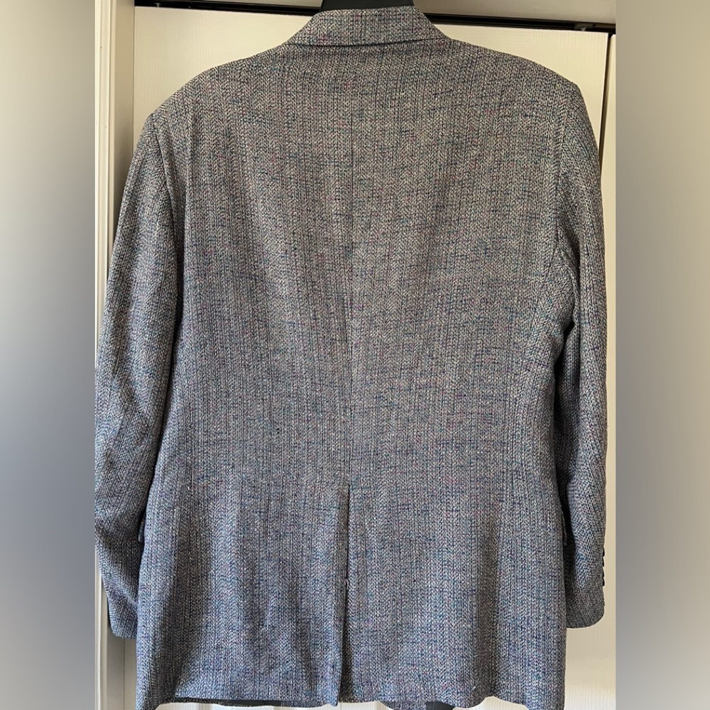 Colorful Silk Tweed Blazer - Picture 3 of 5
